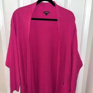 Express oversized cardigan